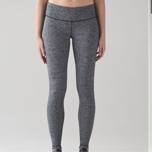 🍋 Lululemon original wunder under pant, heathered black